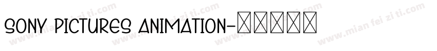 Sony Pictures Animation字体转换